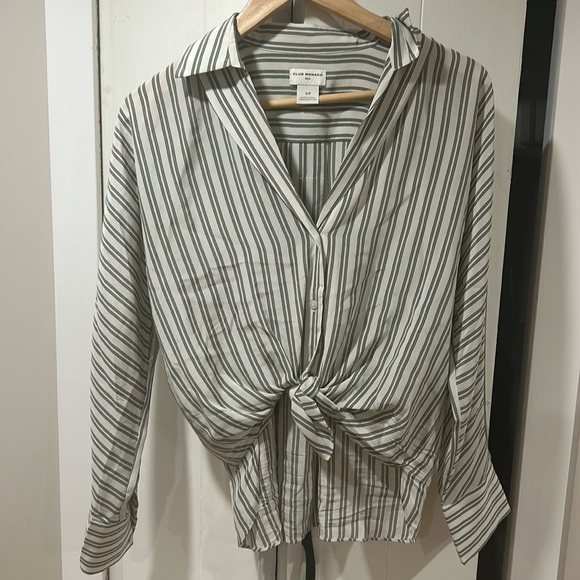 Club Monaco striped shirt - Picture 1 of 5